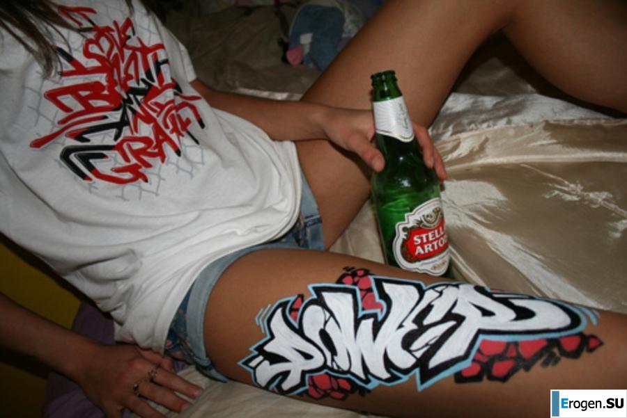 Graffiti on Girls. Part 2. Photo 11