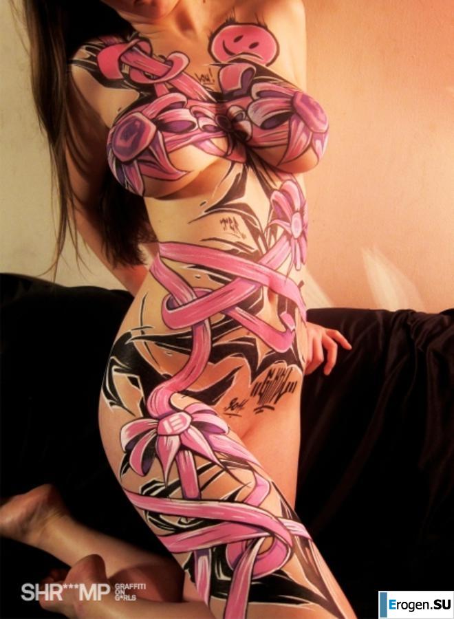 Graffiti on Girls. Part 2. Photo 24
