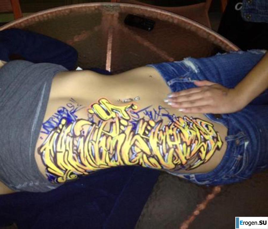 Graffiti on Girls. Part 2. Photo 9