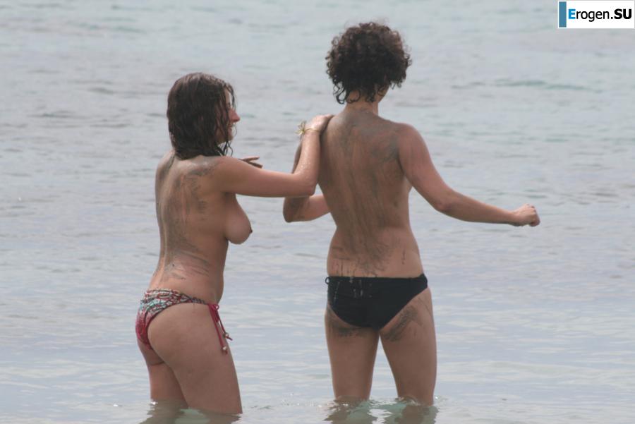 And again, hippies. Now on the beach. Part 3. Photo 9