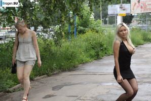 Настя из Самары ходит по городу и показывает себя. Часть 4. Эскиз 7