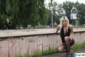 Настя из Самары ходит по городу и показывает себя. Часть 6. Эскиз 11