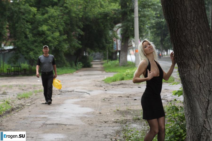 Настя из Самары ходит по городу и показывает себя. Часть 8. Фото 3