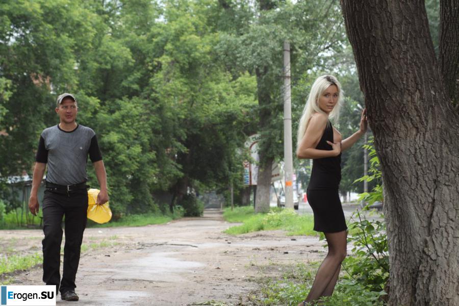 Настя из Самары ходит по городу и показывает себя. Часть 8. Фото 7