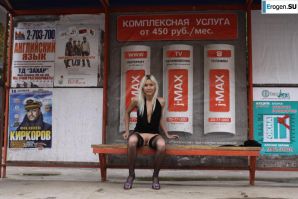 Настя из Самары ходит по городу и показывает себя. Часть 9. Эскиз 26