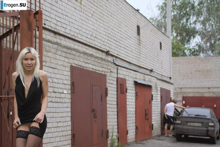 Nastya from Samara walks around the city and shows herself. Part 10. Photo 8