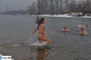 Украинские нудисты зимой. Эскиз 9