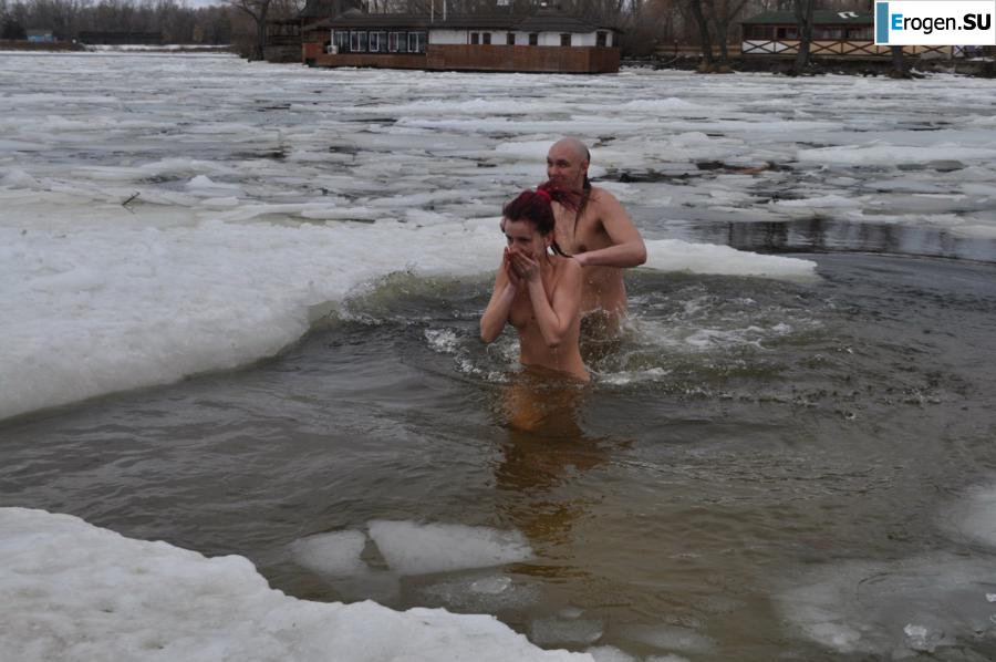 Украинские нудисты зимой. Часть 3. Фото 27