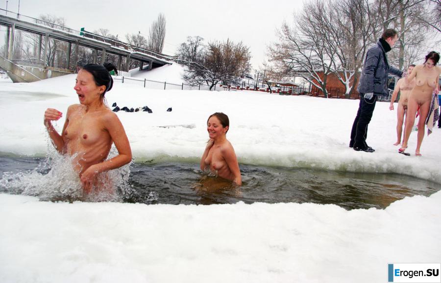 Украинские нудисты зимой. Часть 3. Фото 3