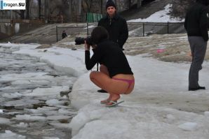 Украинские нудисты зимой. Часть 3. Эскиз 18