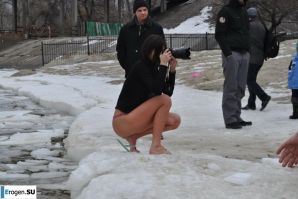 Украинские нудисты зимой. Часть 3. Эскиз 20