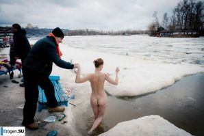 Украинские нудисты зимой. Часть 3. Эскиз 33