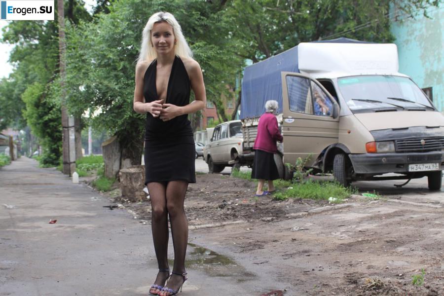 Настя из Самары ходит по городу и показывает себя. Часть 19. Фото 10