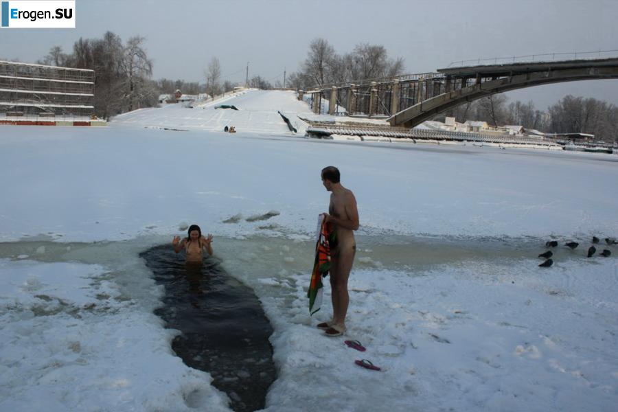 Ukrainian nudists in winter. Part 5. Photo 12
