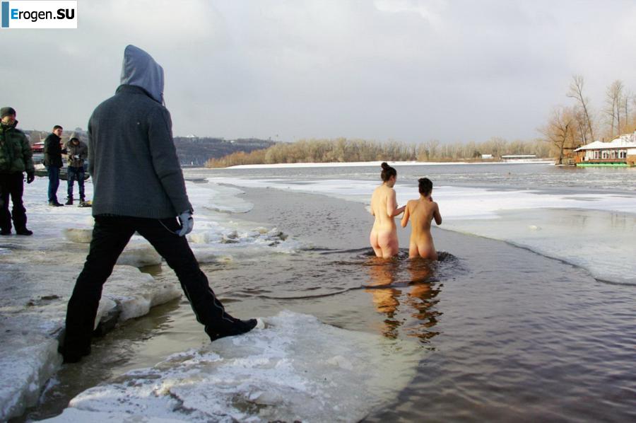 Ukrainian nudists in winter. Part 5. Photo 13
