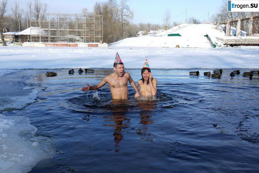 Ukrainian nudists in winter. Part 5. Photo 14
