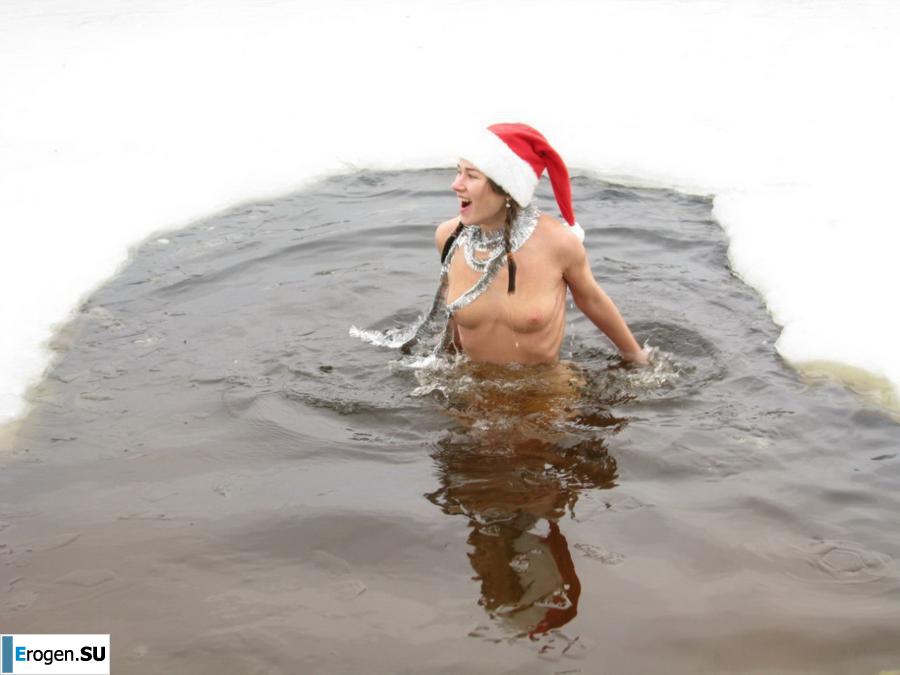 Ukrainian nudists in winter. Part 5. Photo 39
