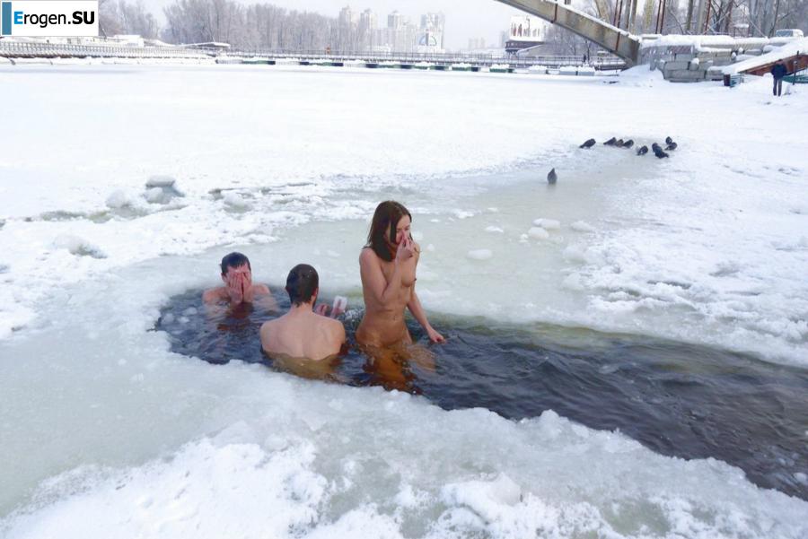 Ukrainian nudists in winter. Part 6. Photo 31