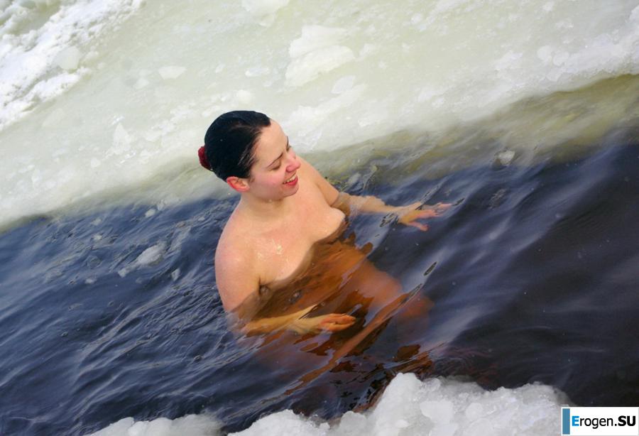 Украинские нудисты зимой. Часть 7. Фото 18