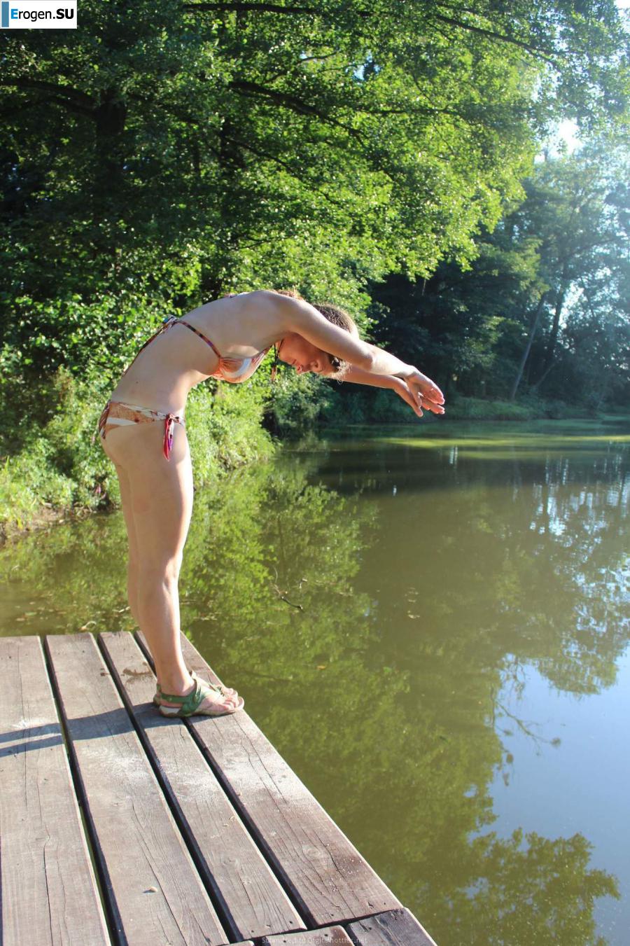 naked girls on the lake. Part 4. Photo 6