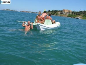 tanned girlfriends on a rocky shore. Thumb 10