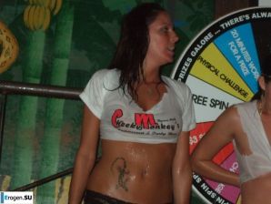 competition of wet t-shirts in a night club. Part 2. Thumb 21