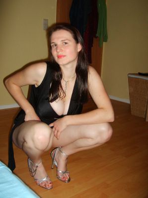 Role games of a bright brunette in a short skirt and her boyfriend. Thumb 12