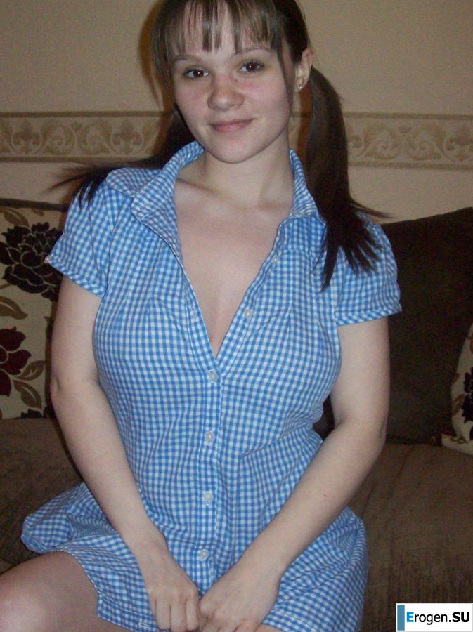 Young mischievous brunette shows elastic breasts and ass. Photo 45