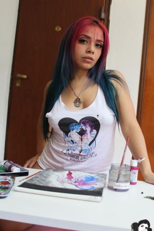 Jhosi in Prismatic. Эскиз 2