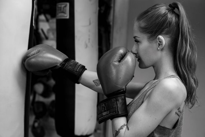 Tiffany Tatum in Boxing Gym. Эскиз 29