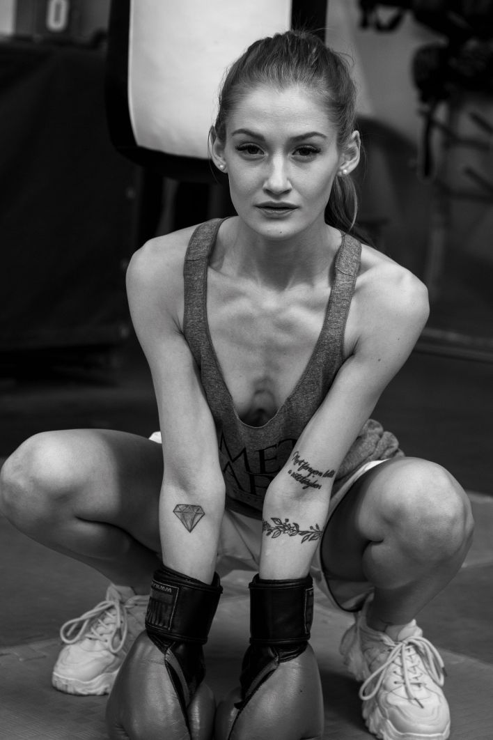 Tiffany Tatum in Boxing Gym. Эскиз 30