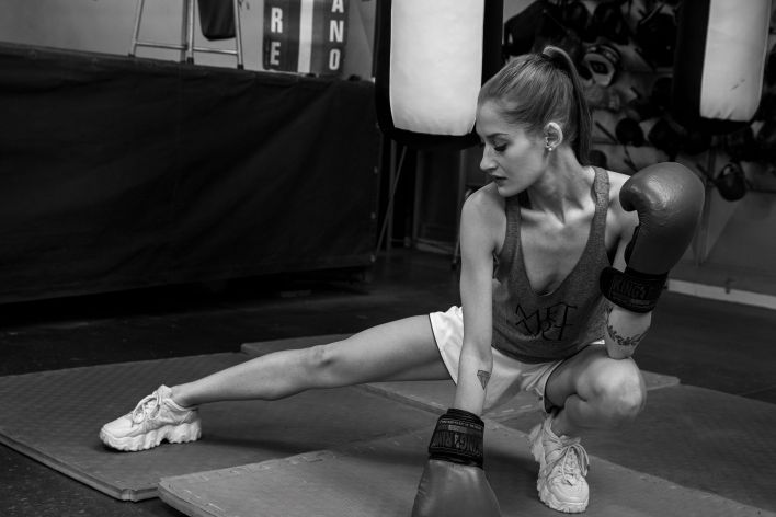 Tiffany Tatum in Boxing Gym. Эскиз 31