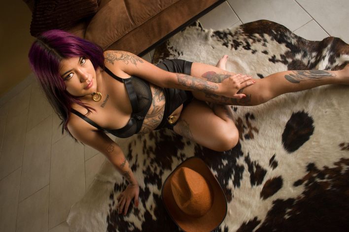 Katyuska in Cow Retro. Эскиз 3